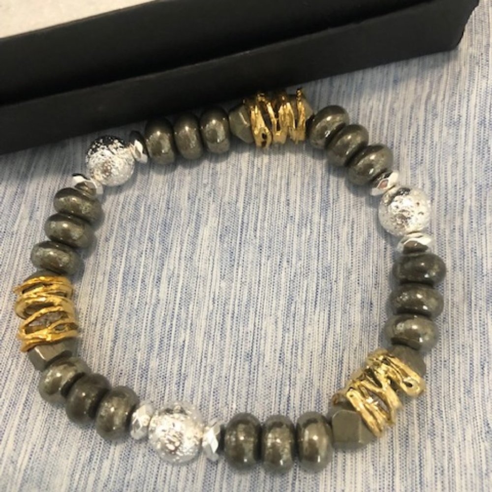 Opulenza NEW Stretch Beach Bracelet (SS beads)